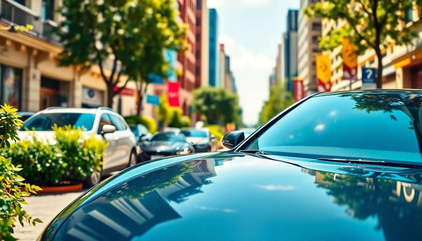 Ashley cars showcased in a vibrant urban setting with sleek designs and powerful features.