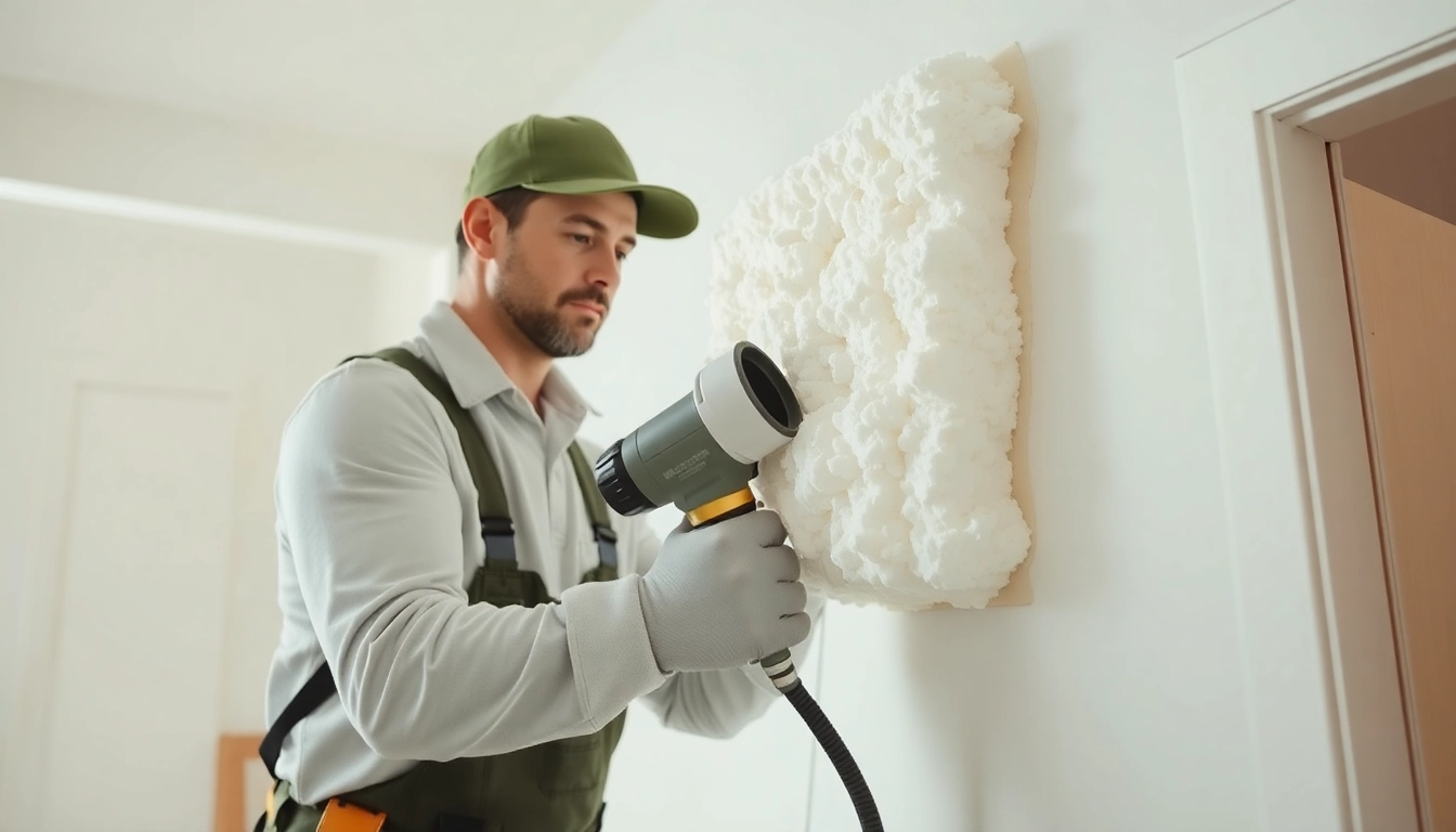 Efficient spray foam removal near Chichester with a contractor expertly working on insulation.