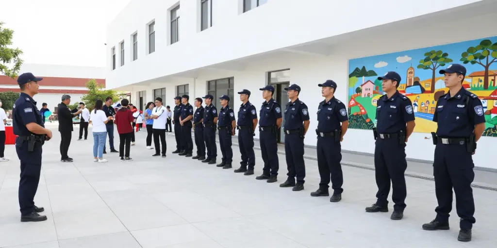 Security Services provided by trusted local security team ensuring safety at community events.