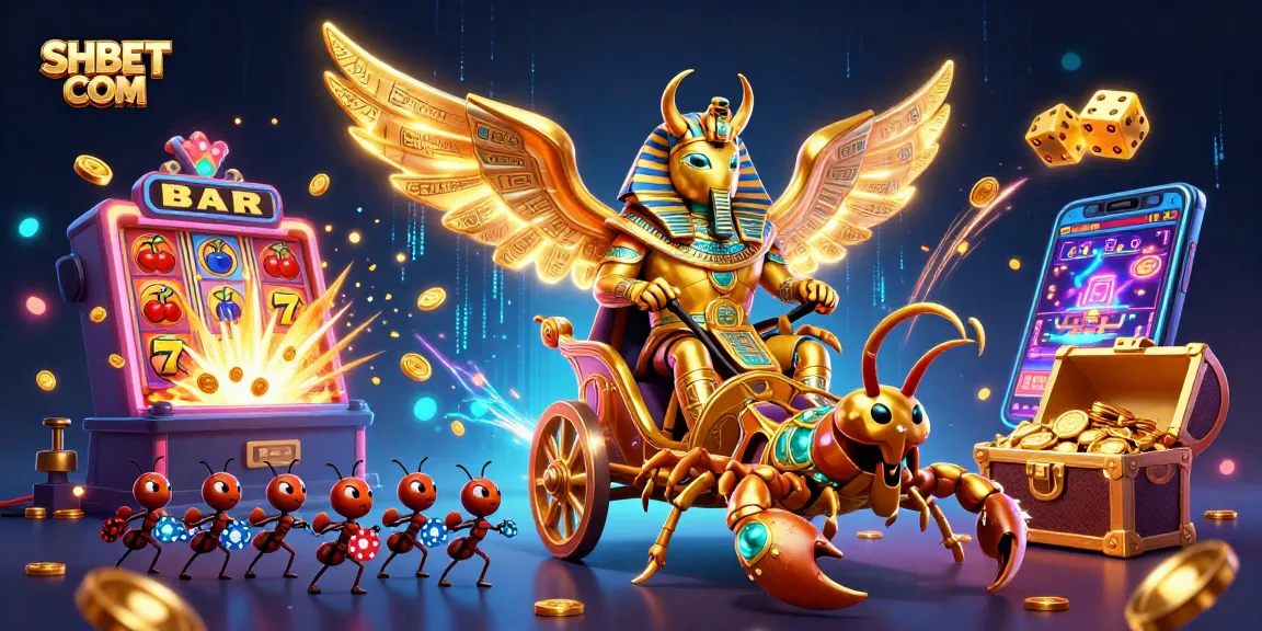 Engage with SHBET COM's vibrant gaming world featuring dynamic 3D casino elements and animated characters