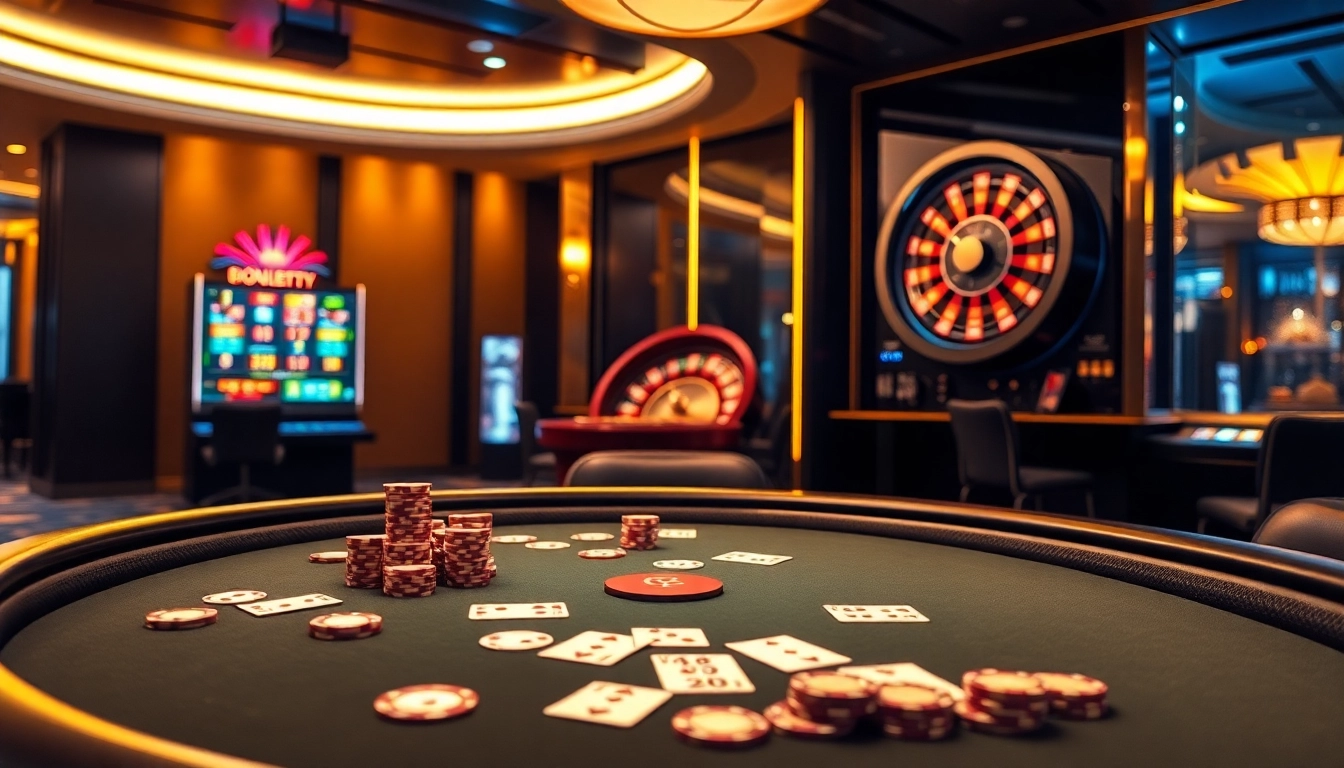 Experience thrilling gameplay at https://tg88-casino.com/ with glamorous casino visuals featuring poker tables and vibrant slots.