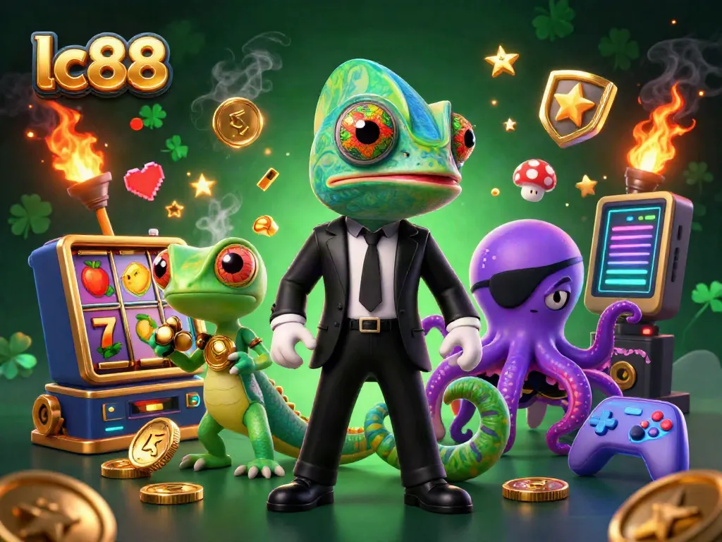 Experience the thrilling lc88 slot adventure with dynamic characters and vibrant gaming elements.