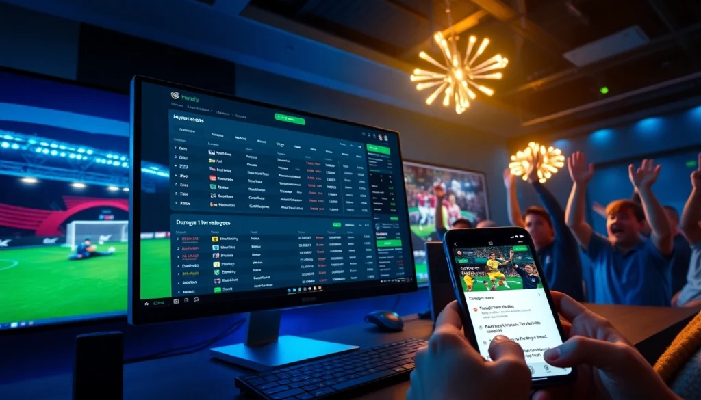 Engaging online betting scene on okvipwin.live showcasing live sports bets.