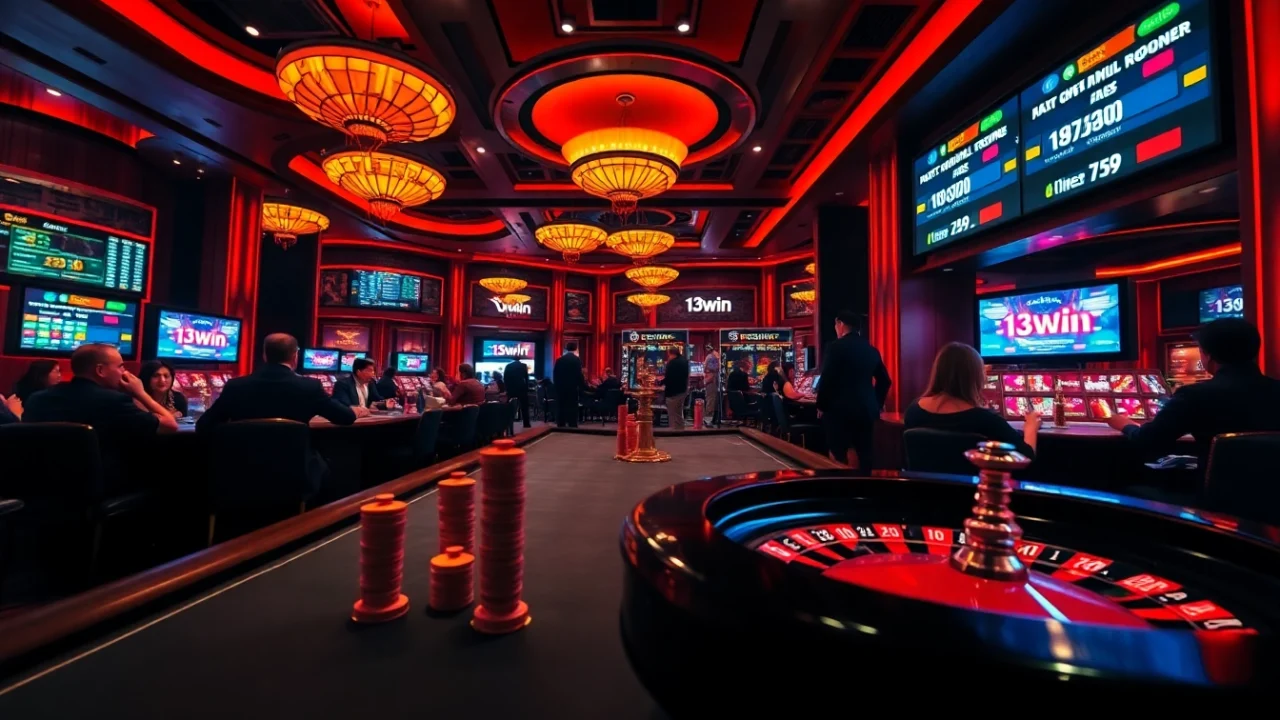 Experience the thrill of online gambling at 13win with vibrant casino games and high-stakes action.