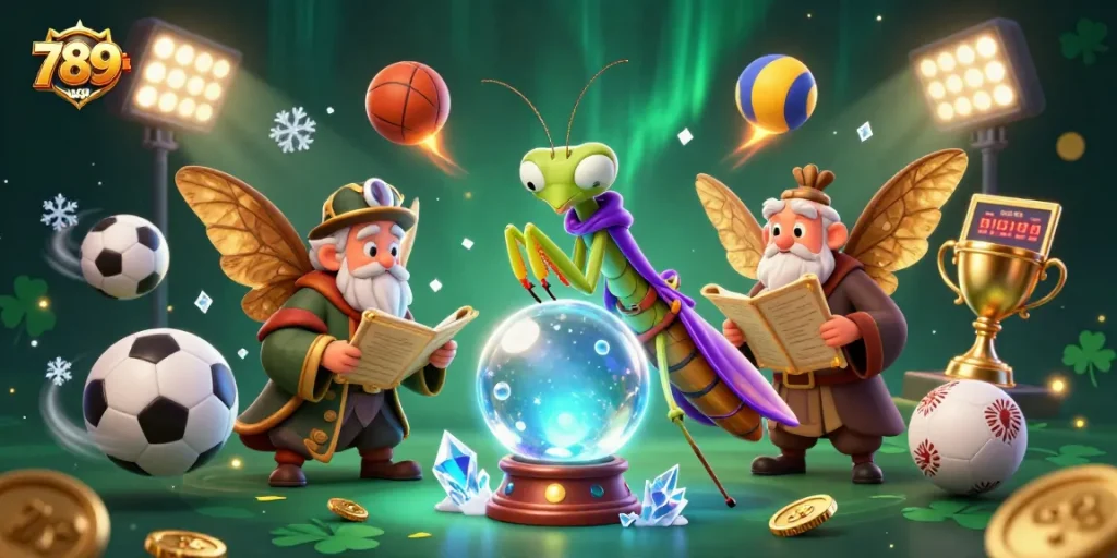 Experience the thrill of 789win with dynamic gaming elements and vibrant characters in a captivating scene.